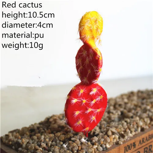Искусственный флок кактус многоцветная растение поддельный цветок шар украшение для домашнего стола пустынный растение пейзаж свадебное украшение - Цвет: M