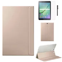 Кожаный чехол для samsung Galaxy Tab S2 9,7 дюймов T810 T815+ Защитная пленка для экрана+ стилус A30