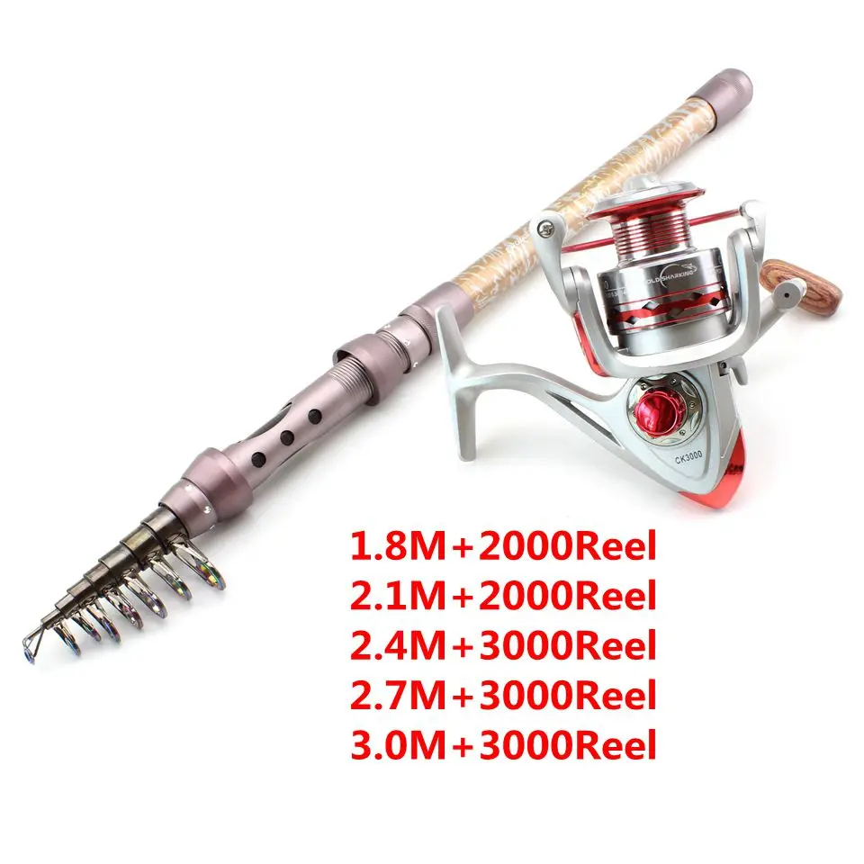 1.8 M 2.1 M 2.4 M 2.7 M 3 M تلسكوبي الصيد رود كومبو طقم كامل الغزل بكرة القطب مجموعة الغزل قضبان الصيد معالجة 1.8 M 2.1 M 2.4 M 2.7 M 3 M تلسكوبي الصيد رود كومبو طقم كامل الغزل بكرة القطب مجموعة الغزل قضبان الصيد معالجة