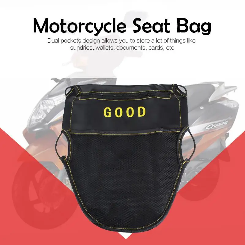

Universal Type PU Leather Motorcycle Scooter Accessories Sundries Under Seat Storage Pouch Bag Organizer