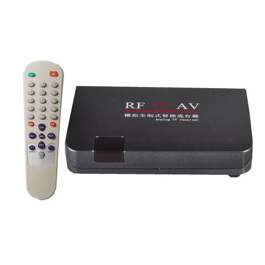 dhl or fedex 50pcs RF TO AV Receiver RF To AV Analog Cable TV Receiver Converter USB AC110V-AC240V
