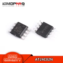 10pcs free shipping AT24C02N 24C02 24C02N SOP 8 EEPROM PB HALO free NiPdAu 1 7V new