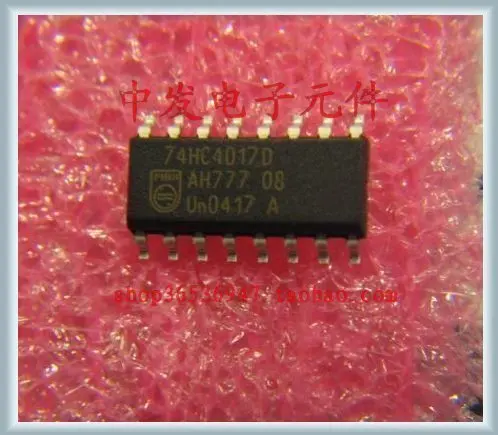 Of charge. 74HC4017D chip SOP16 free decimal counter |