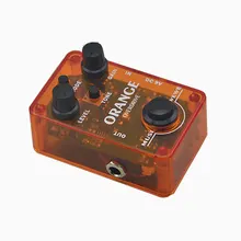 Новый эффект педаль мини Овердрайв правда обход оранжевый stombox высокое качество гитара эффект педаль бесплатная доставка