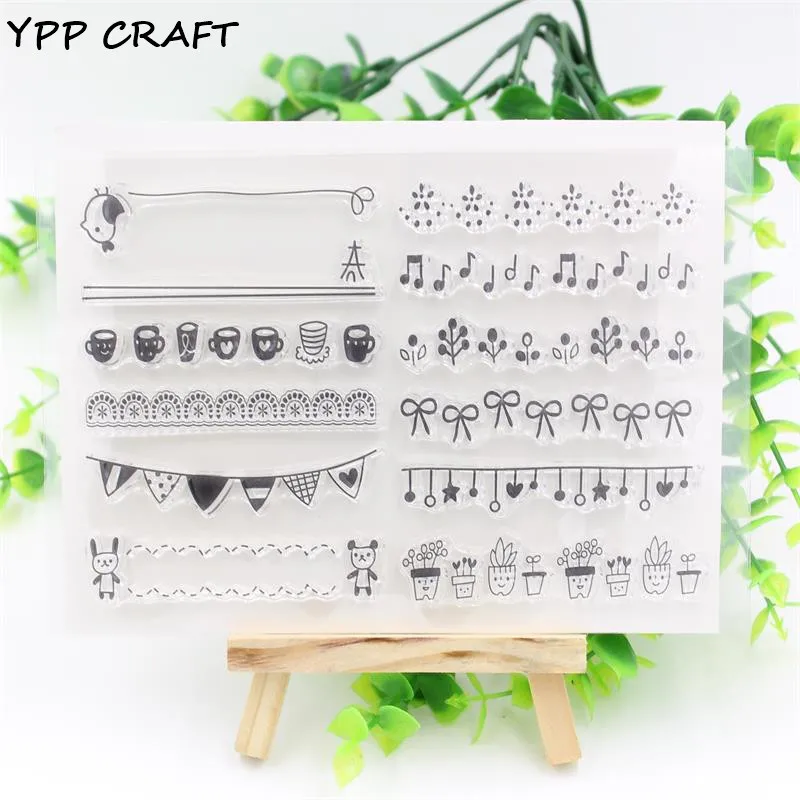 YPP CRAFT прозрачная фотобумага для оформления скрапбукинга красивые рамки 843|clear rubber