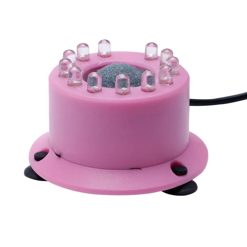 Высокое качество Мини Красочный погружной светильник 12 светодиодов воздушный занавес пузырьки аквариумные аксессуары для подводного использования