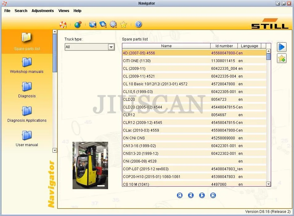 JIUSCAN EDLSCAN CAN шина линия вилочный погрузчик диагностический инструмент CANBOX 50983605400 для еще вилочный погрузчик сканирующий инструмент с программным обеспечением STEDS