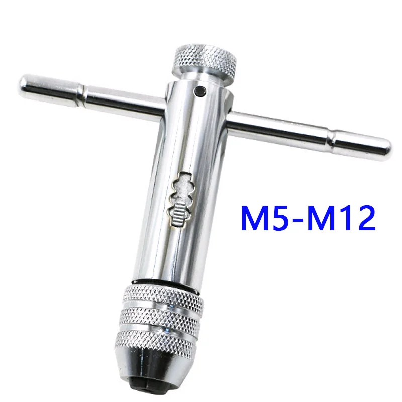 M3-M12 кран Набор инструментов держатель резьбомер гаечный ключ и высокоскоростные стальные насадки ручные металлообрабатывающие ручные наборы инструментов