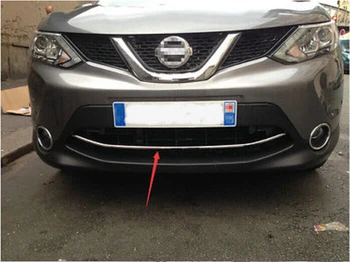 

Car Front bumper Mesh Frame Grille Grills For Nissan Qashqai 2015 2016 2017 by EMS