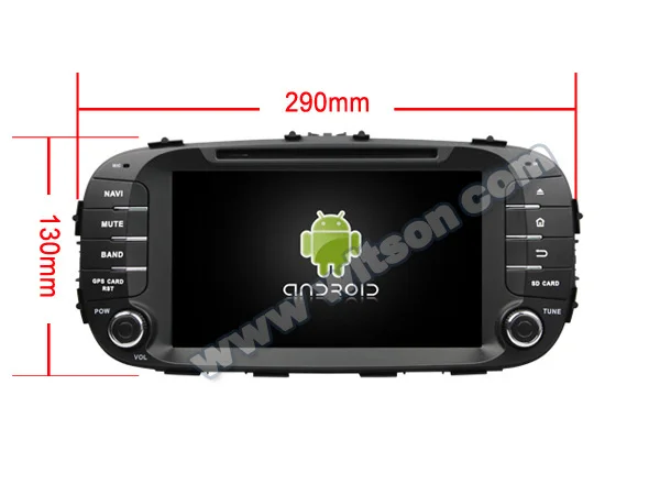 Cheap 8" Android 8.0 Oreo OS Car DVD Multimedia GPS Radio for Kia Soul 2014 2015 2016 2017 2018 with Greater Viewing Angle IPS Screen 4