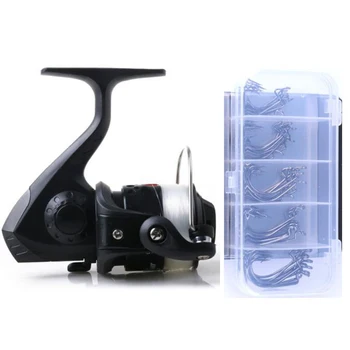 

Fishing Reel 50 Pcs Crank Hook Set Light Smooth Casting 5.2:1 Spinning Fishing Reels ED-shipping