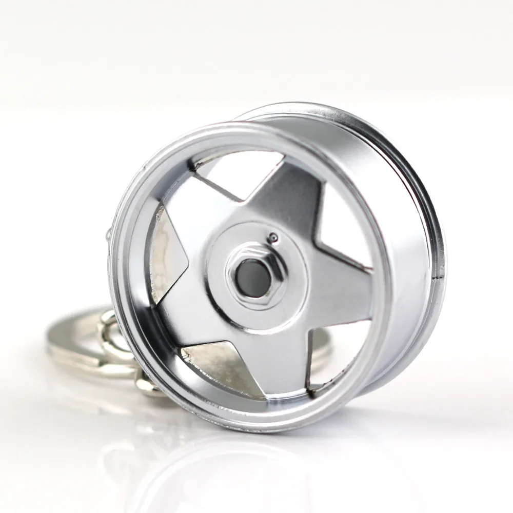 

10Pcs/Lot Borbet Wheel Tyre Model Keychain Fashion Personality Accessories Tire Keyring Keyfob Key Chain Ring Key Holder