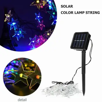 

30LED Strings Lighting Solar Powered Patio Light Holiday Light Fairy String Light Wedding Party Outdoor Garden Decor LED Lamp