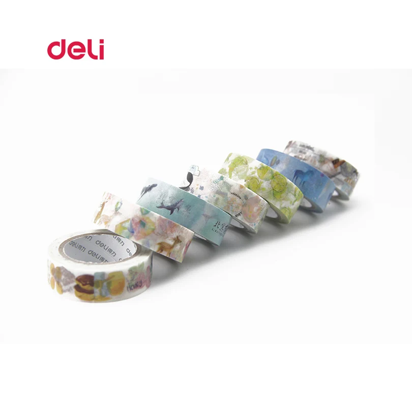 Deli 1 шт. Офисная клейкая лента бумага для рисования фруктов рыбок декоративная