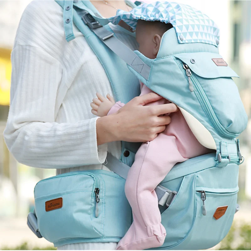 Sunveno nuevo bebé compañías ergonómico bebé abrigo mochila portador taburete del abrigo para canguro recién nacido bebé Honda 20 kg montones - 5