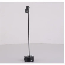 Провод подзарядка Li батарея 3 Вт ювелирные изделия, жемчужный шкаф Светодиодный точечный светильник, Удаление Светильник дисплея для свадьбы, шоу, выставки