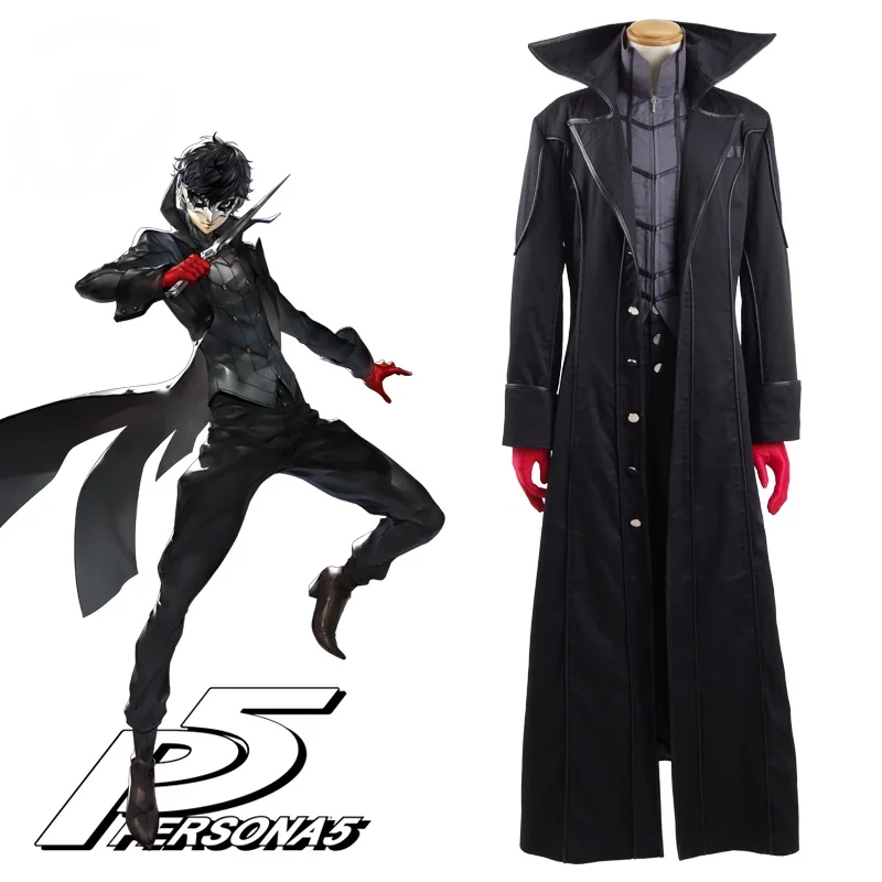 

New Persona 5 Joker Cosplay Costume Joker Jacket Outfit Costumes Halloween Adult Costumes for Women/Men Custom Any Size