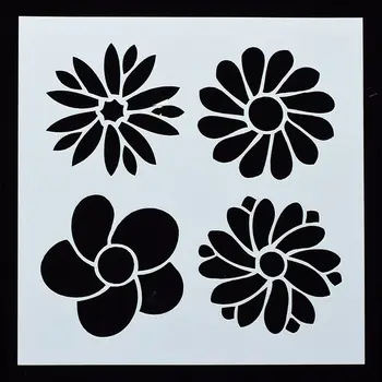 

Sunflower Stencil Template Mold Pad for Sugar Sieve Art Craft DIY Die Spraying