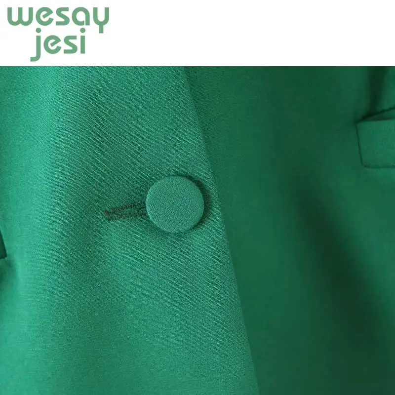 Vintage Office Ladies Single Breasted Women Blazer Full Sleeve casual Female Jacket 2019  Streetwear Pockets Suit Outwear