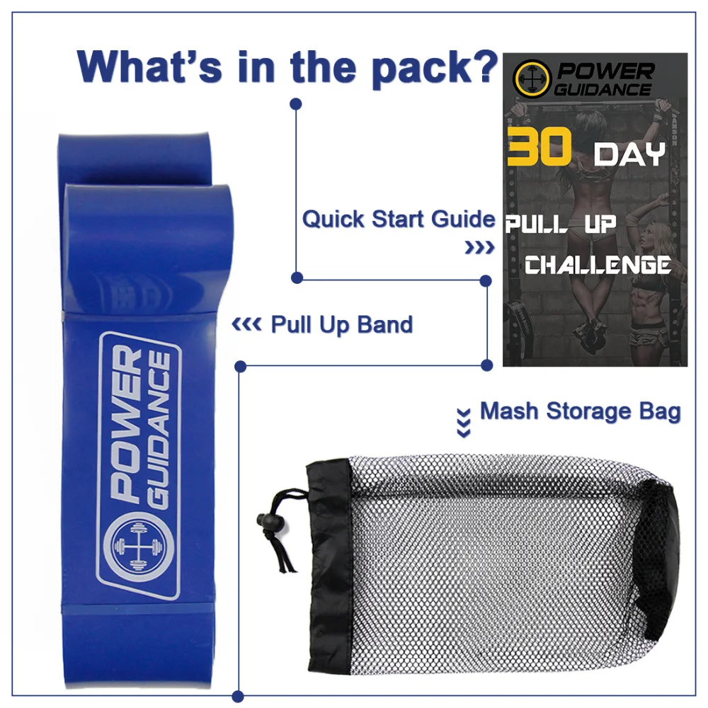 5 Levels Assisted Pull Up Bands Resistance Band Loop Straps Fitness Gym Equipment for Body-building Workout Legs Arms Muscles