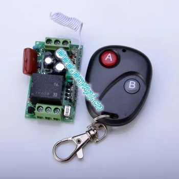 

100pcs/lot Free Shipping DHL Fedex EMS 220V 1CH 10A Wireless Remote Control Switch Receiver&Transmitter Momenrary Toggle Latched