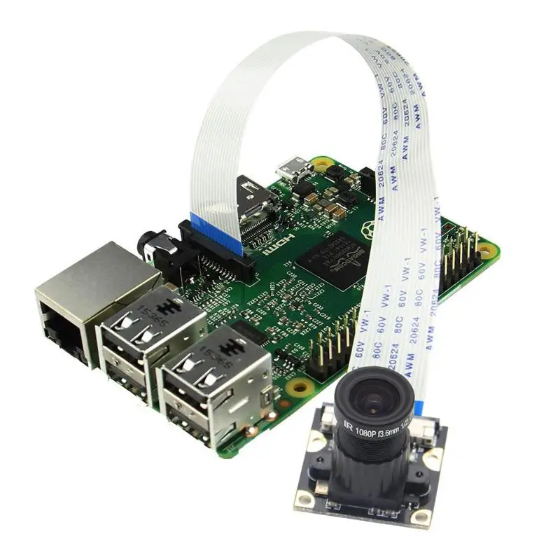 5MP 1080 P инфракрасный ночное видение камера модуль для Raspberry Pi 3 Модель B +/3B