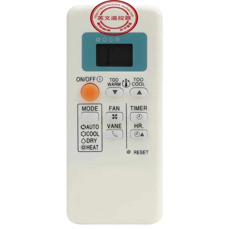 

CN-KESI General Air Conditioner remote control suitable for Mitsubishi QD08AS QD08BS QP06AS QP06BS QD06BS Air Conditioner 10PC