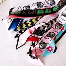 Новое поступление Женская головная повязка шелковый шарф модный шарф мешок для волос ручка Украшение галстук многофункциональная ручная тесемка, шарф