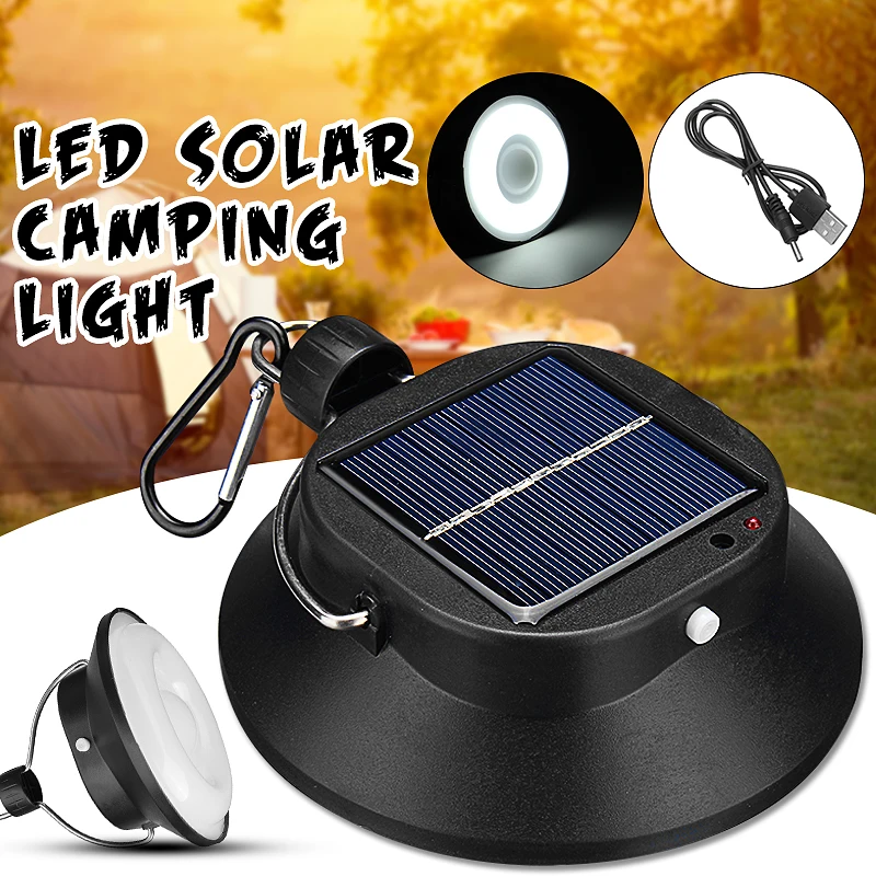 

Portable Hand Lamp COB Solar Lantern Tent Camping Lamp USB Flashlight Rechargeable Battery Tent Light Emergencies Lantern