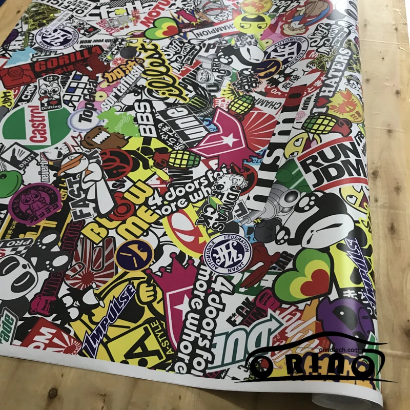 Stickerbomb Vinyl Wrap-6