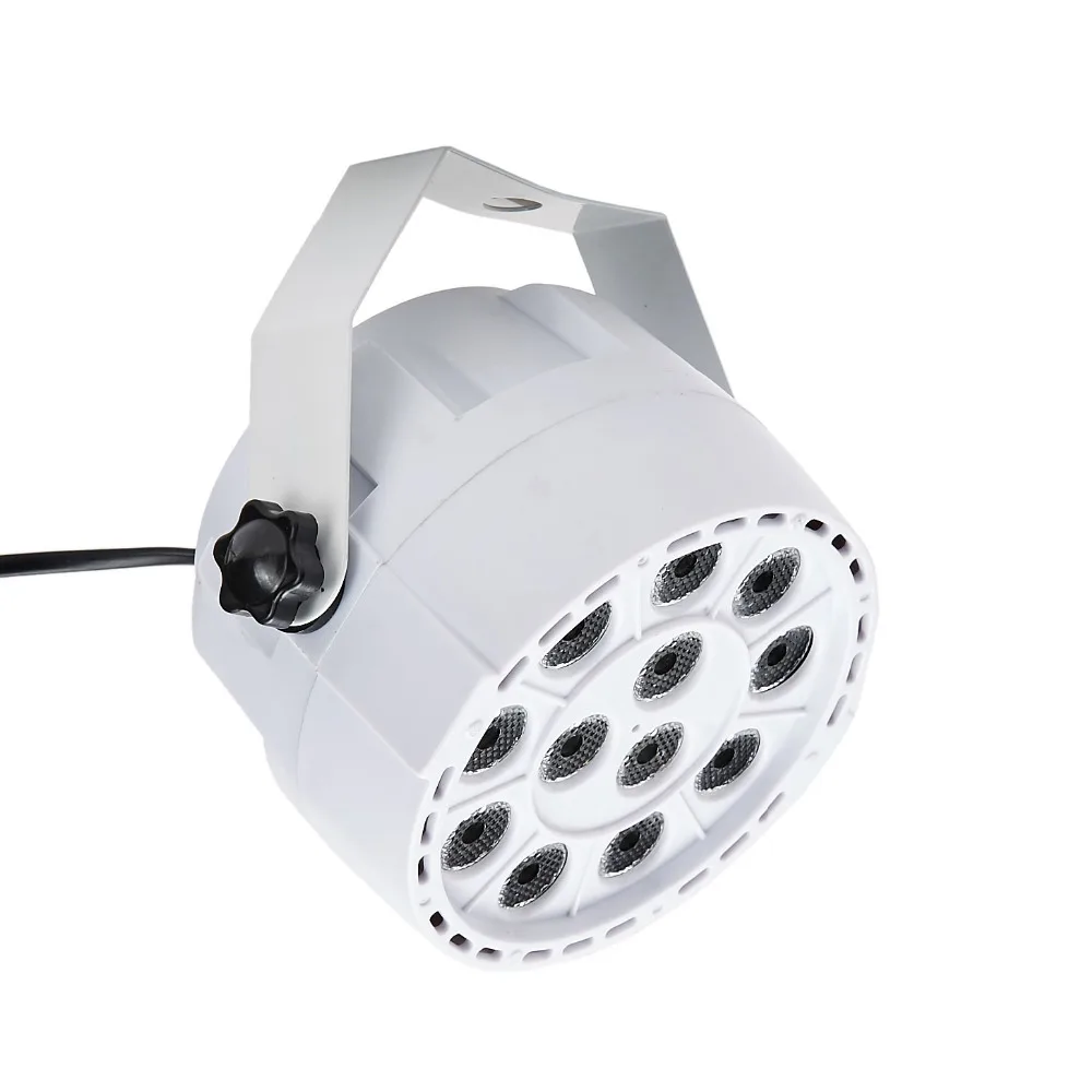Мини звук активировать DMX контроль 12 LED RGBW цвет смешивания Par пятно света диско