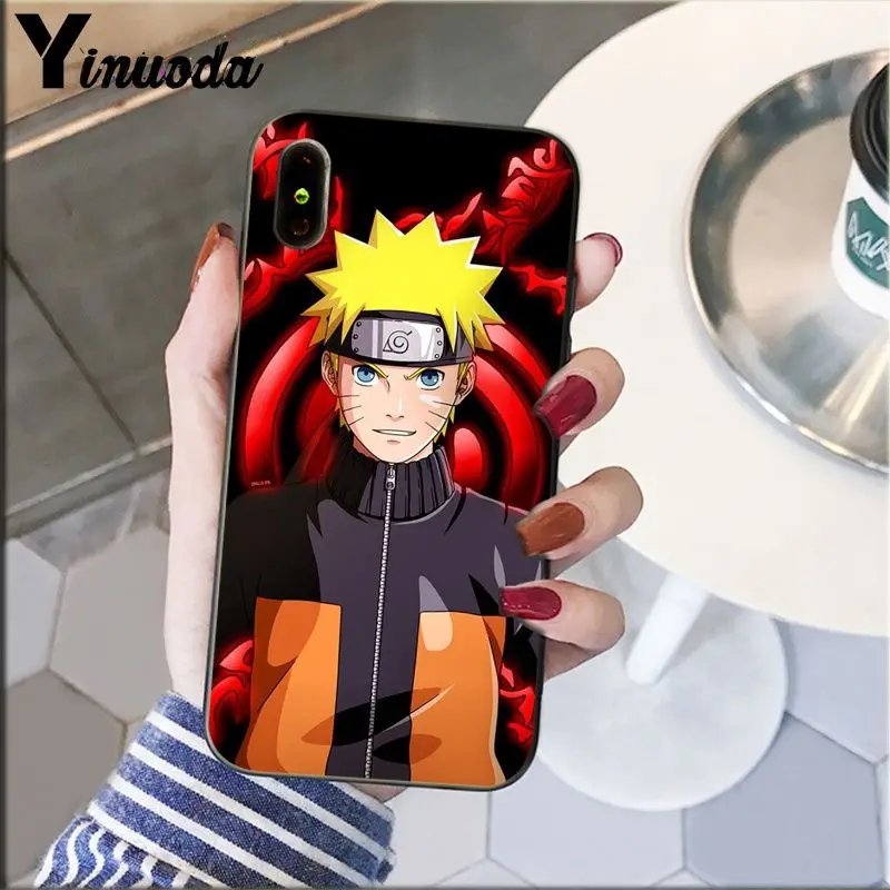 Yinuoda Akatsuki logo Naruto TPU Мягкий силиконовый чехол для телефона Apple iPhone 8 7 6 6S Plus X XS MAX 5 5S SE