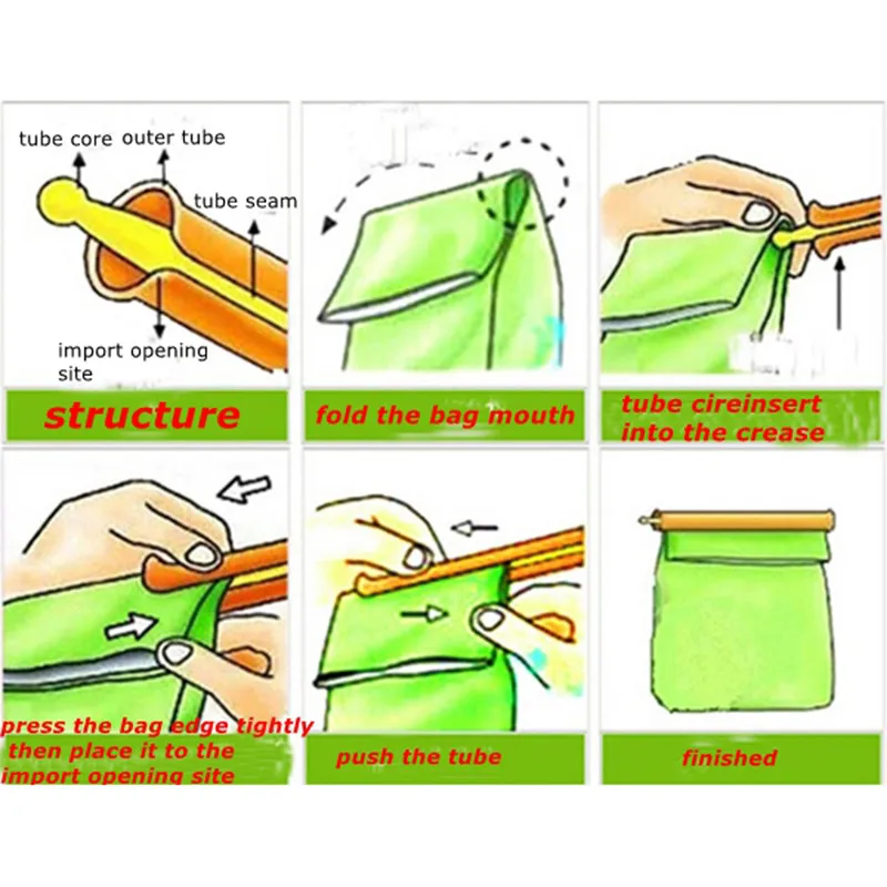 New-8pcs-4-Sizes-Seal-Stick-Storage-Chip-Bag-Fresh-Food-Snack-Clip-Grip-Coffee-For