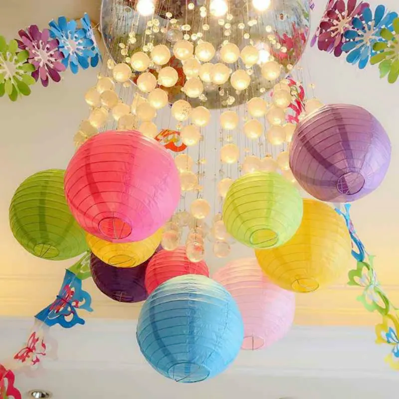 8 Inch (20cm) Chinese Paper Lantern Balls For Decoration Festive Party
