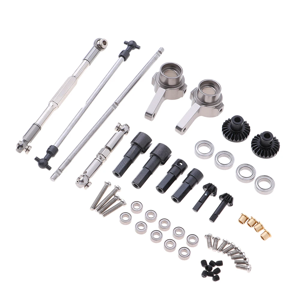 Metal Rear Axle Upgrade Parts for WPL B1 B14 B24 C14 C24 B16 B36 RC Trucks