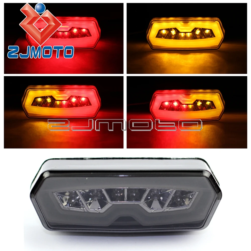 

Motorcycle Tail Light For Honda MSX Grom 125 13-16 CB650F CBR650F 14-15 CTX700N 13-2015 Integrated LED Stop Light Turn Signals