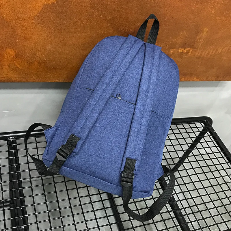 Simple de los hombres de la lona Mochila hombre Mochila estudiantes portátil paquete mujer de gran capacidad de viaje bolso Casual Mochila