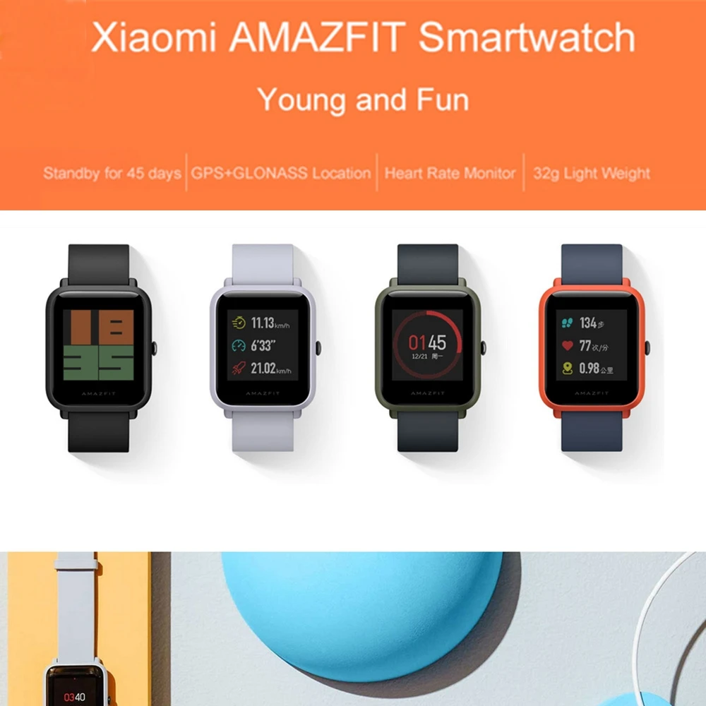 Original English Version Xiaomi Amazfit Huami Smart Watch