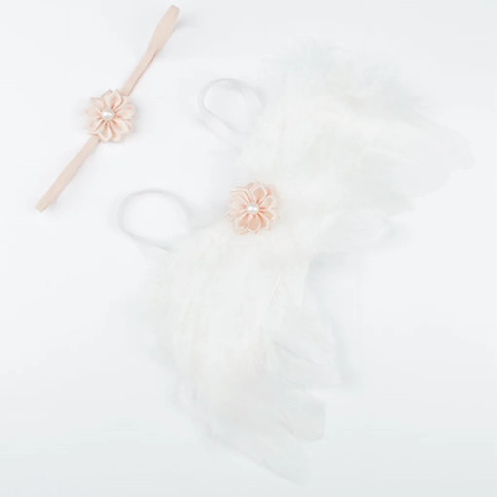 Newborn Photography Accessories Angel Wing Baby Photo Props Handmade Costumes For Infants Fotografia Crochet Costumes For Baby