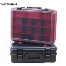 Большой чехол для хранения приманки, рыболовные приманки, коробка для хранения рыболовных снастей, приманка для ловли нахлыстом, ложка, крючок для хранения, два слоя