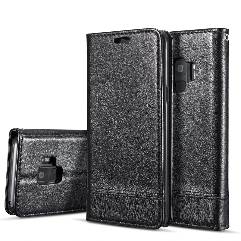 

Luxury Leather Case For Samsung S10e S10 S9 S8 Plus S7 S6 edge Phone Case Magnetic Flip Cover For Samsung Galaxy Note 9 8 5 Case