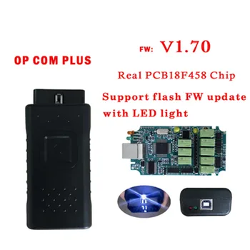 

Newest led OPCOM V1.70 plus firmware obd2 Diagnostic-tool OP COM with real pic18f458 can be flash update