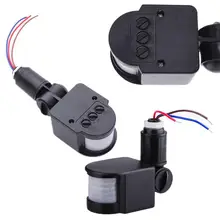 Motion Sensor Light Switch Outdoor AC 110V 220V Automatic Infrared PIR Motion Sensor Wall Light Switch for LED Light 12M