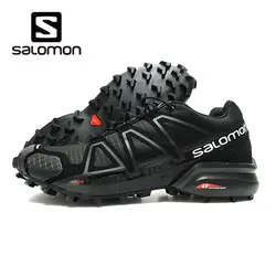 Salomon speed Cross 4 CS обувь для беговых дорожек speed Cross 4 Мужская обувь для беговых дорожек прочная хватка Мужская обувь для бега Размер 40-46 хит