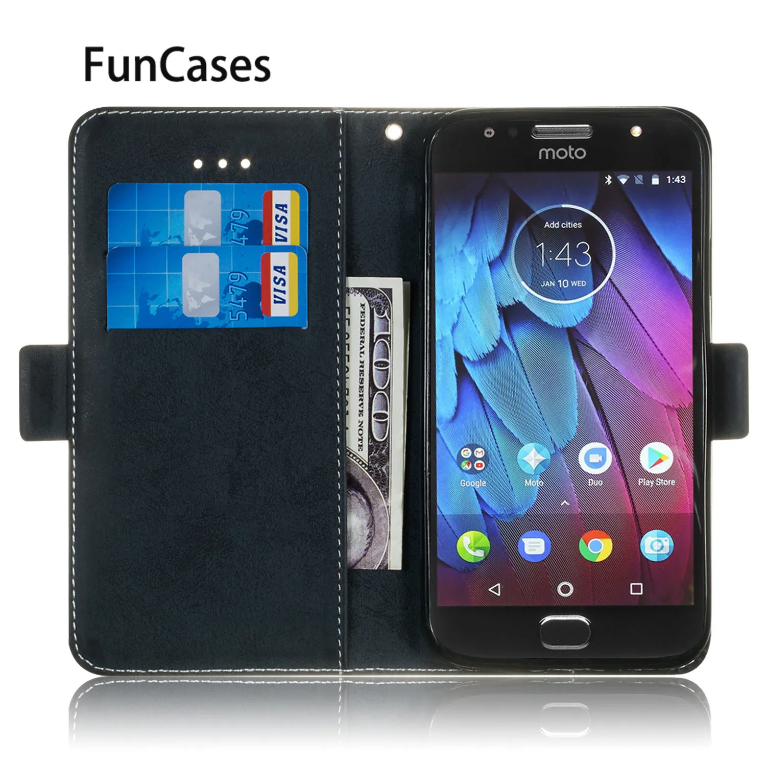 Retro PU Leather Phone Bag For cellular Moto G5S Squishy Capinha Book Phone Case sFor Accessory Moto capa Motorola G5S Plus