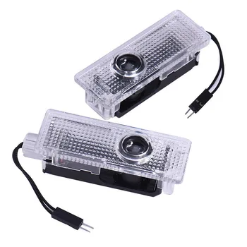 

2x Car LED Door Logo Light Ghost Laser Shadow Projector Warning Lamp for Maserati Quattroporte Ghibli