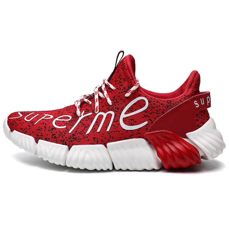 Men Running Shoes Air Mesh Breathable Sport Cushion Sneakers Jogging