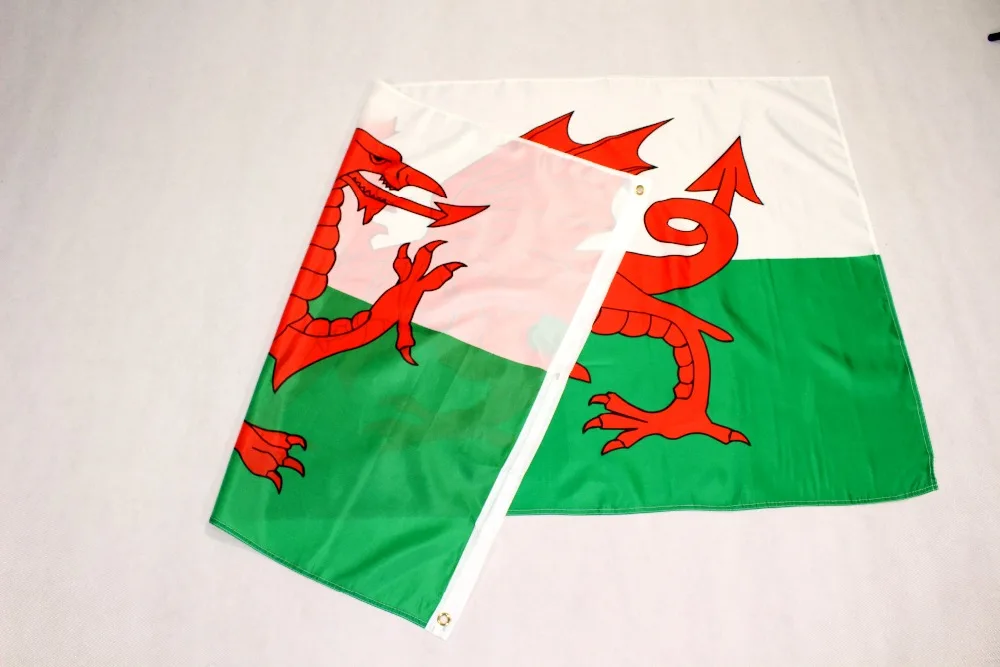 Висячие 90*150 см красный дракон Уэльс Cymru флаг для украшения