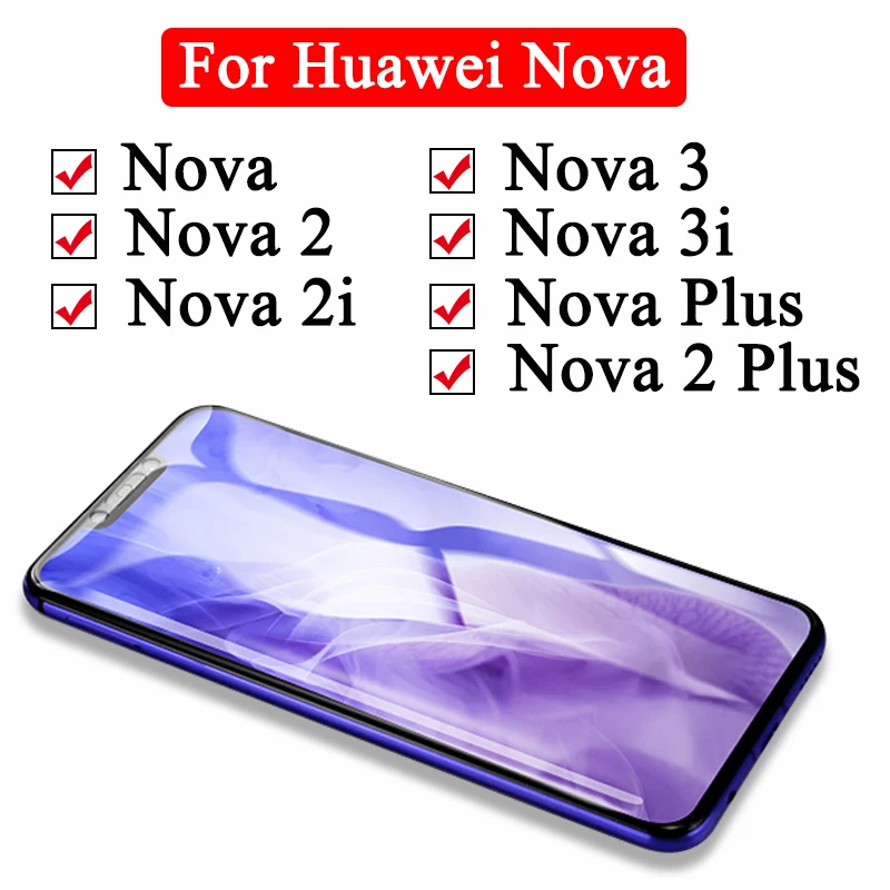 Защитное стекло для huawei Nova 3 3i 2 Plus 4 e 5 i pro, защитная пленка для экрана Huawey Nova3e Nova3i Tremp Glas Nova2 I2 I3 Huavei
