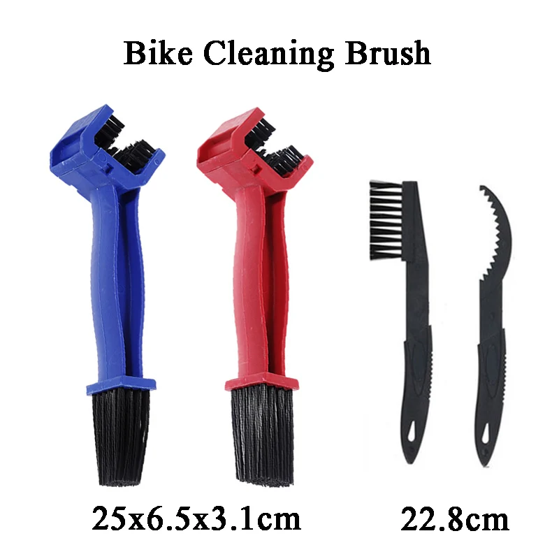 Очиститель для велосипедной цепи, щетки для велосипеда, скруббер, инструмент для мытья цепи, чистящий набор для горного велоспорта, аксессуары для улицы